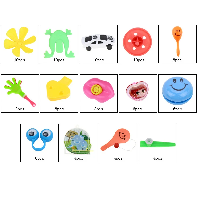

Giveaways Prizes 100pcs Kids Puzzle Toy Party Supplies Small Bulk Toys Birthday Pinata Fillers Party Gift Classroom Treasure Box