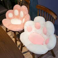 kawaii paw pillow animal seat cushion stuffed cat paw flower pillow plush sofa indoor floor home chair decor cat paw cushion