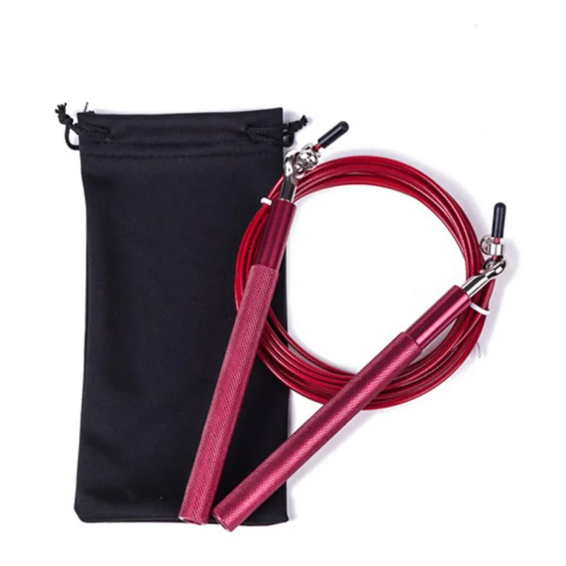 

Speed Jump Rope Skipping Ropes Boxing Fitness Exercise Gym Workout Bodybuilding Training Bearing Skip Jump Ropes