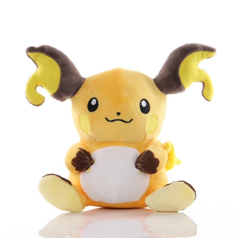 

5 шт./лот 25 см Raichu Плюшевые Игрушки TOMY Pokemon Raichu плюшевые мягкие игрушки куклы мягкая игрушка для детей подарок для детей