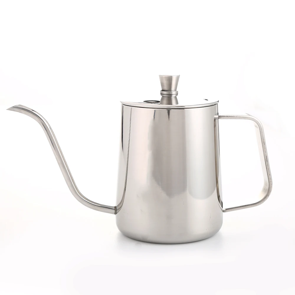 20oz Premium Pour Over Drip Kettle Stainless Steel Teflon Long Gooseneck Narrow Spout Coffee Maker Tea Pot