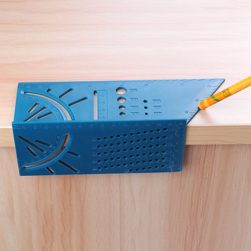 Woodworking Scribe Mark Line Gauge T-Type Ruler Square Layout Miter 90 Degree Measuring Gauging Carpenter | Инструменты