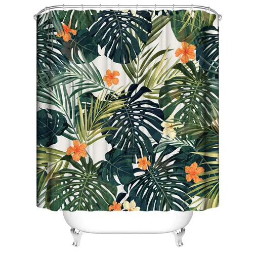 shower curtain 3D новая цифровая печать занавеска для душа Морская звезда водонепроницаемый полиэстер шторка для ванной украшения - Цвет: shower curtain