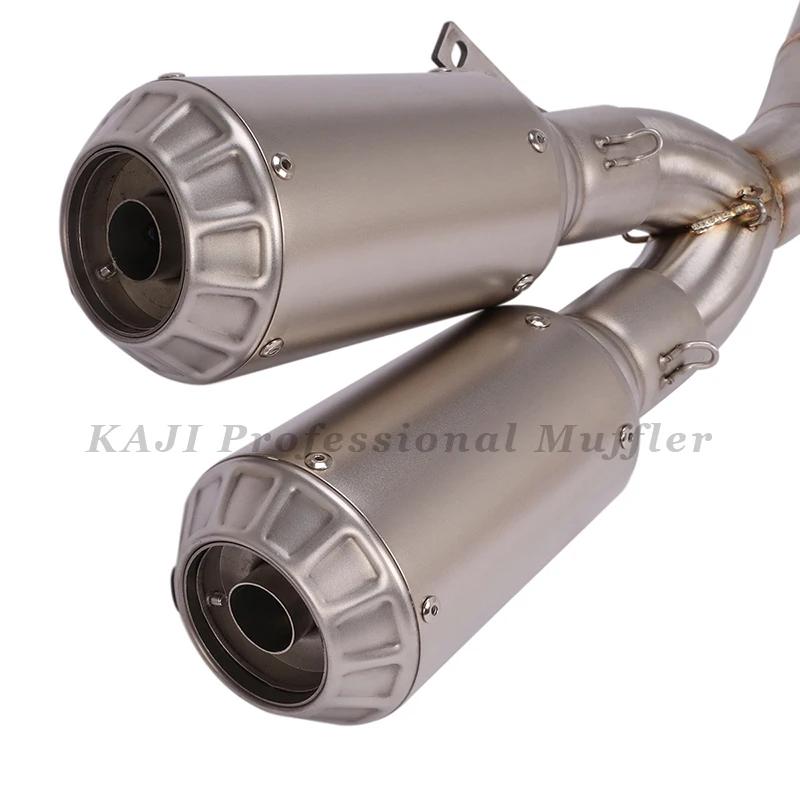 Выхлопная труба для мотоцикла модифицированный двойной выход среднее звено