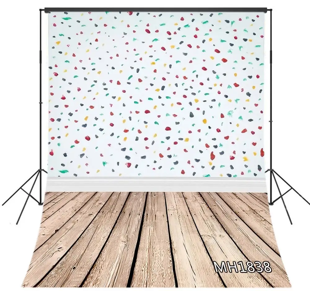 Акварельные конфетти фотография Фон портрет Свадьба пользовательские