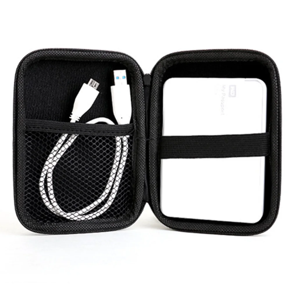 2.5inch HDD Bag External USB Hard Drive Disk Carry Mini Usb Cable Case Cover Pouch Earphone PC Laptop | Компьютеры и офис