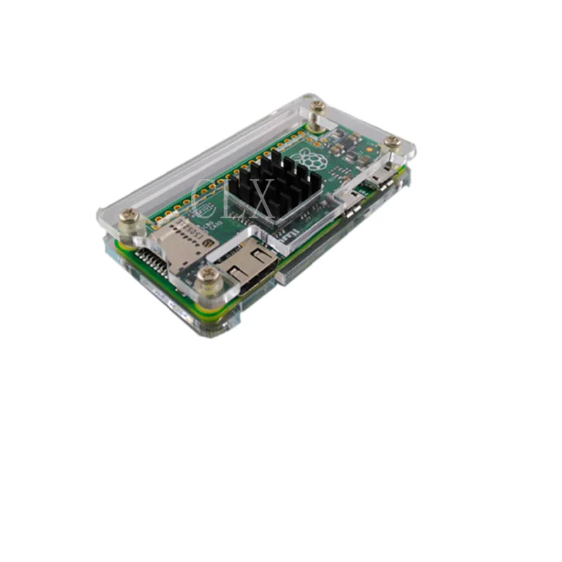 Raspberry Pi Zero W акриловый чехол + алюминиевый радиатор для RPI Box Корпус s также |