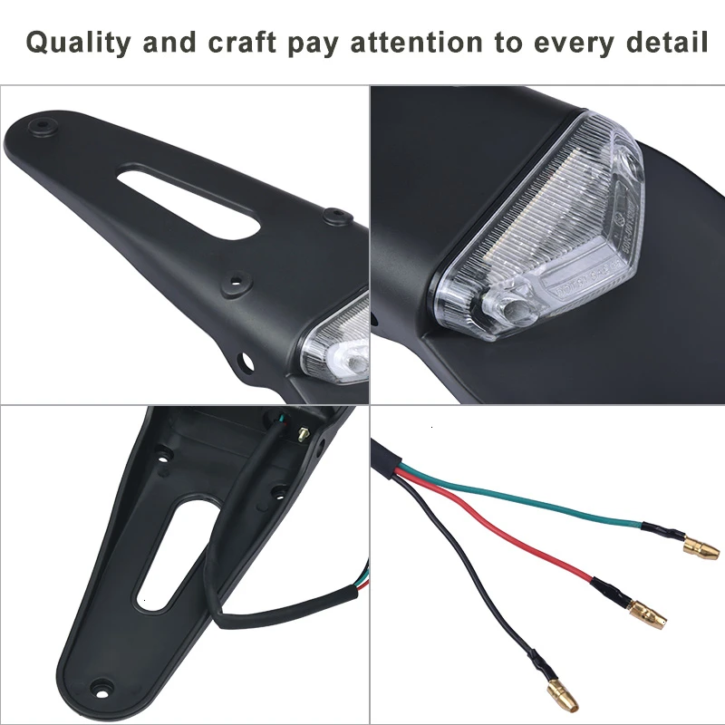 Светодиодный задний фонарь SPELAB для мотоцикла 12 В 10 Вт стоп сигнал MX Trail Supermoto KTM CR EXC