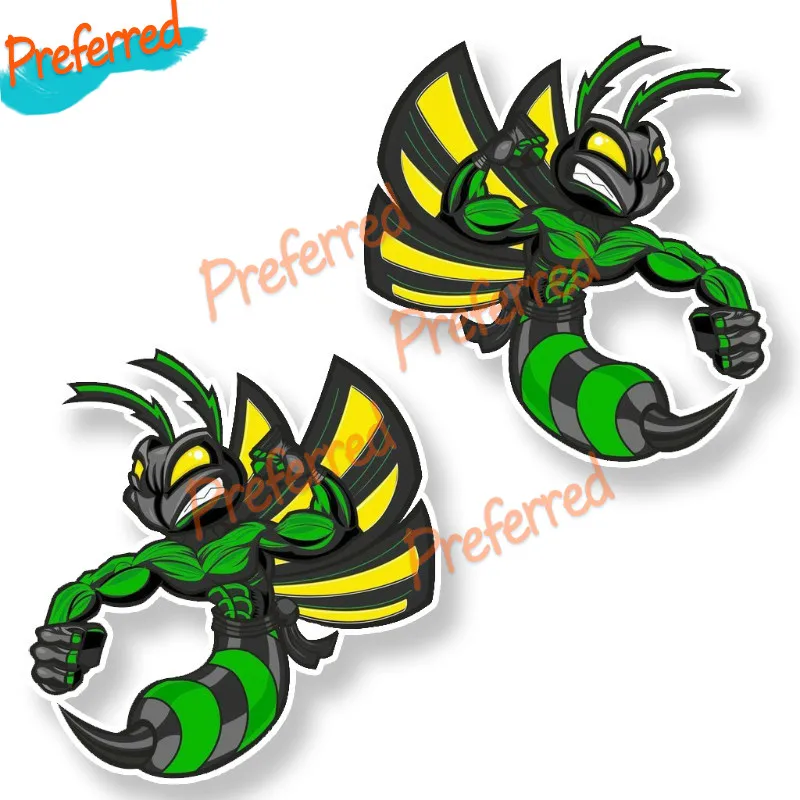 Наружные аксессуары JuYouHui, наклейка смешная, прелестная, творческая, с изображением рогаток. Цветные наклейки для автомобиля и мотоцикла, водонепроницаемые, из ПВХ, 14 см.