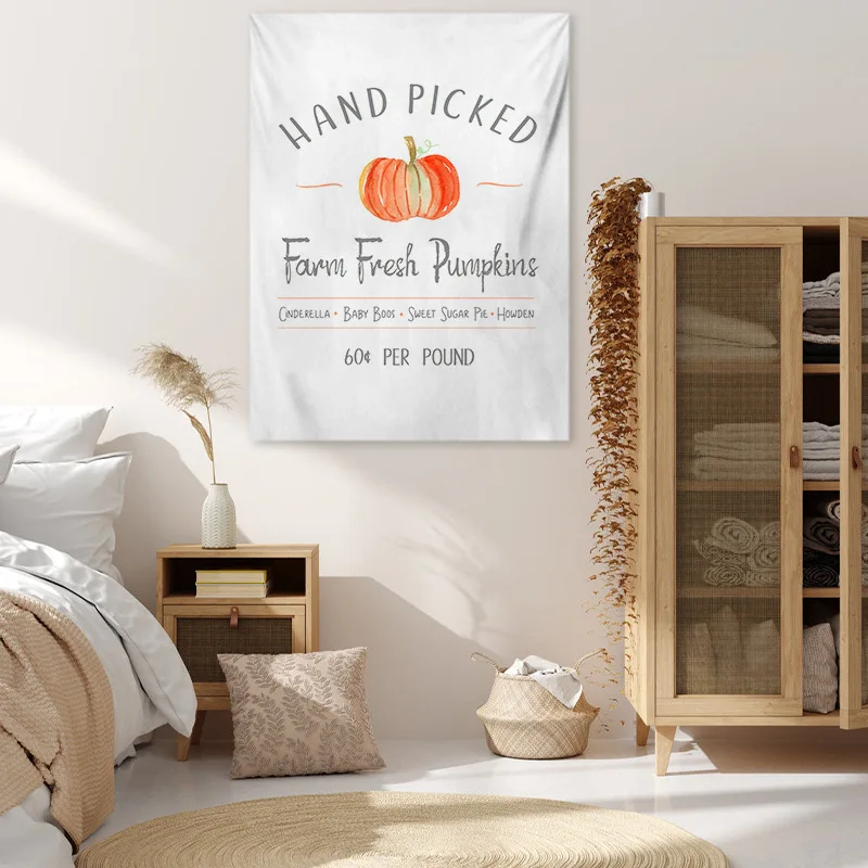 Гобелен в скандинавском стиле Рождественский праздник дерево ткань дверь