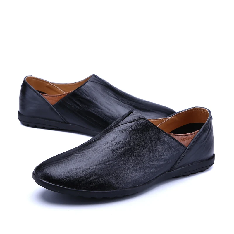 

Мужские кожаные классические кроссовки, мужские слипоны, дышащие прогулочные туфли, мода 2020