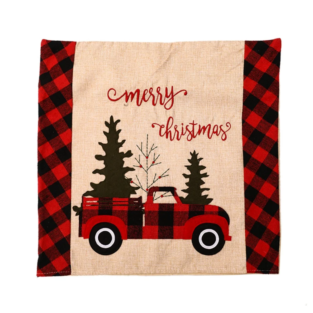 

Christmas Chair Covers Merry Christmas Tree Car Printed Home Party Holiday New Year Christmas Decoration 2022