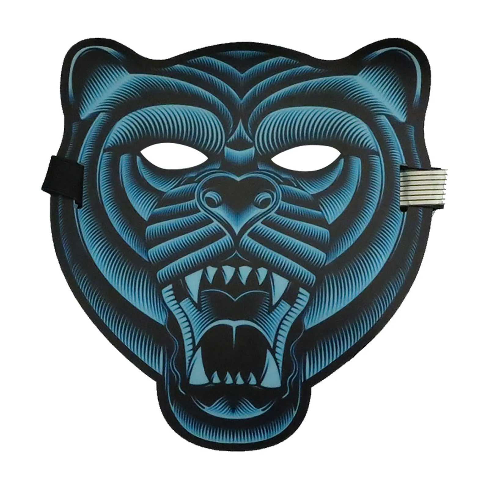 Новинка светодиодная маска на Хэллоуин праздник маскарад музыкальная вечеринка