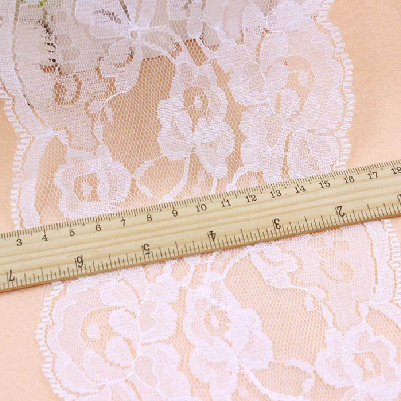 100 ярдов 13 см широкая сетчатая кружевная отделка лента плоская великолепные