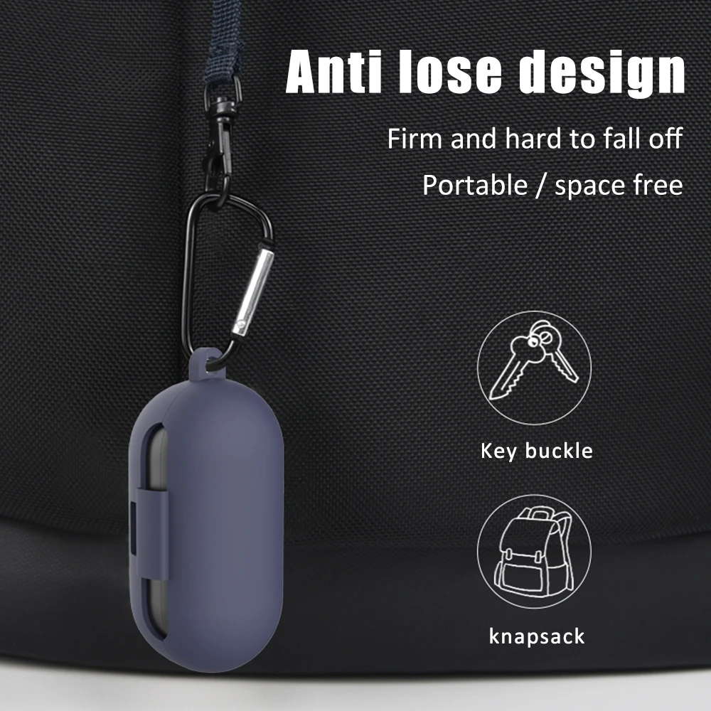 Силиконовый мягкий защитный противоударный чехол для Bluetooth наушников Haylou GT1 Plus Tws