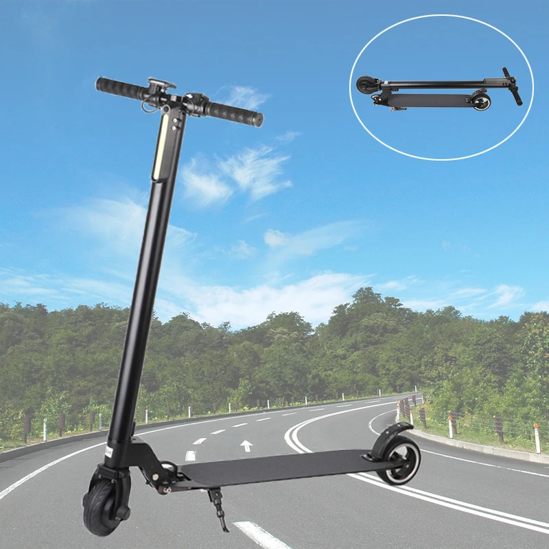 Складной KickScooter тормозная система умный электрический скутер легкий алюминиевый умный Электрический Скутер 2 колеса складной Ховер
