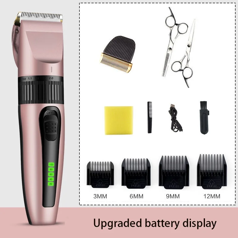 

Pet Dog Hair Clipper for Cats LED Display Rechargeable Grooming Shaver professional Set Electric Shear Hair Trimmer for Animal