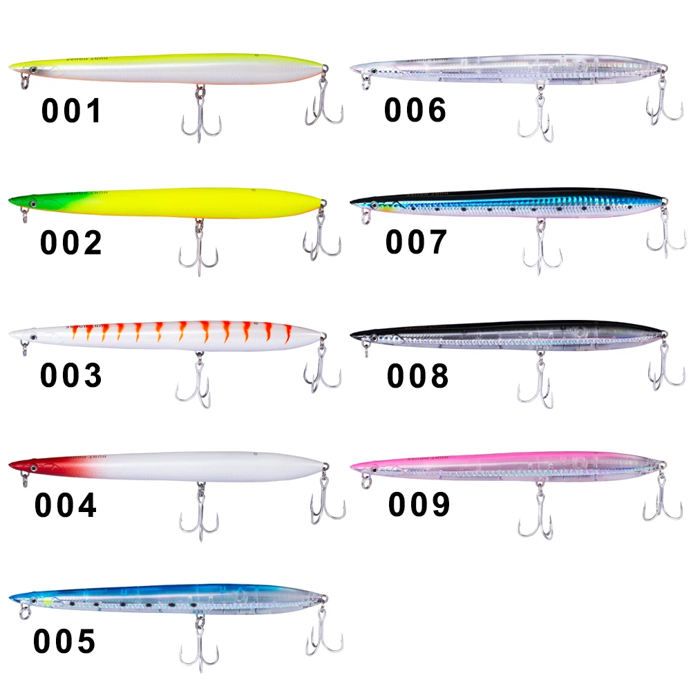 Приманка карандаш Hunthouse 180 мм 37 г погружная Морская рыбалка sandeel lures180mm 27 плавающая