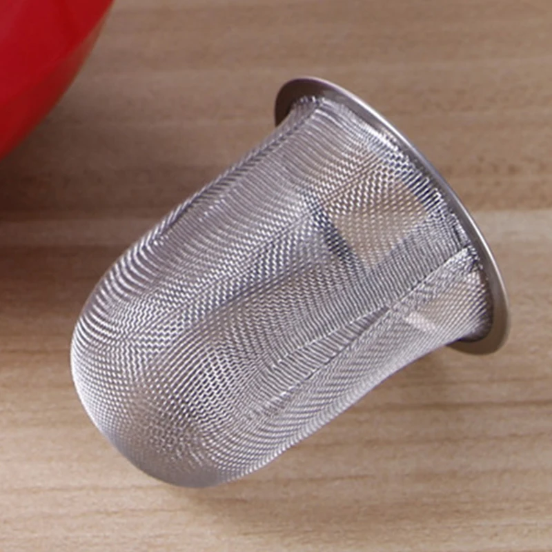 New Diameter 5.1-9CM Mesh Tea Infuser Reusable Tea Strainer Stainless Steel Teapot Leaf Spice Filter Drinkware Accessories