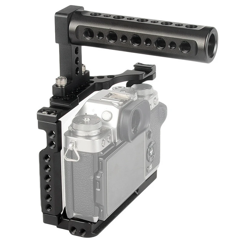 

Camera Cage Protective Case Mount for Fujifilm X-T2 X-T3 with Top Handle Grip Camera Photo Studio Photographic Kit