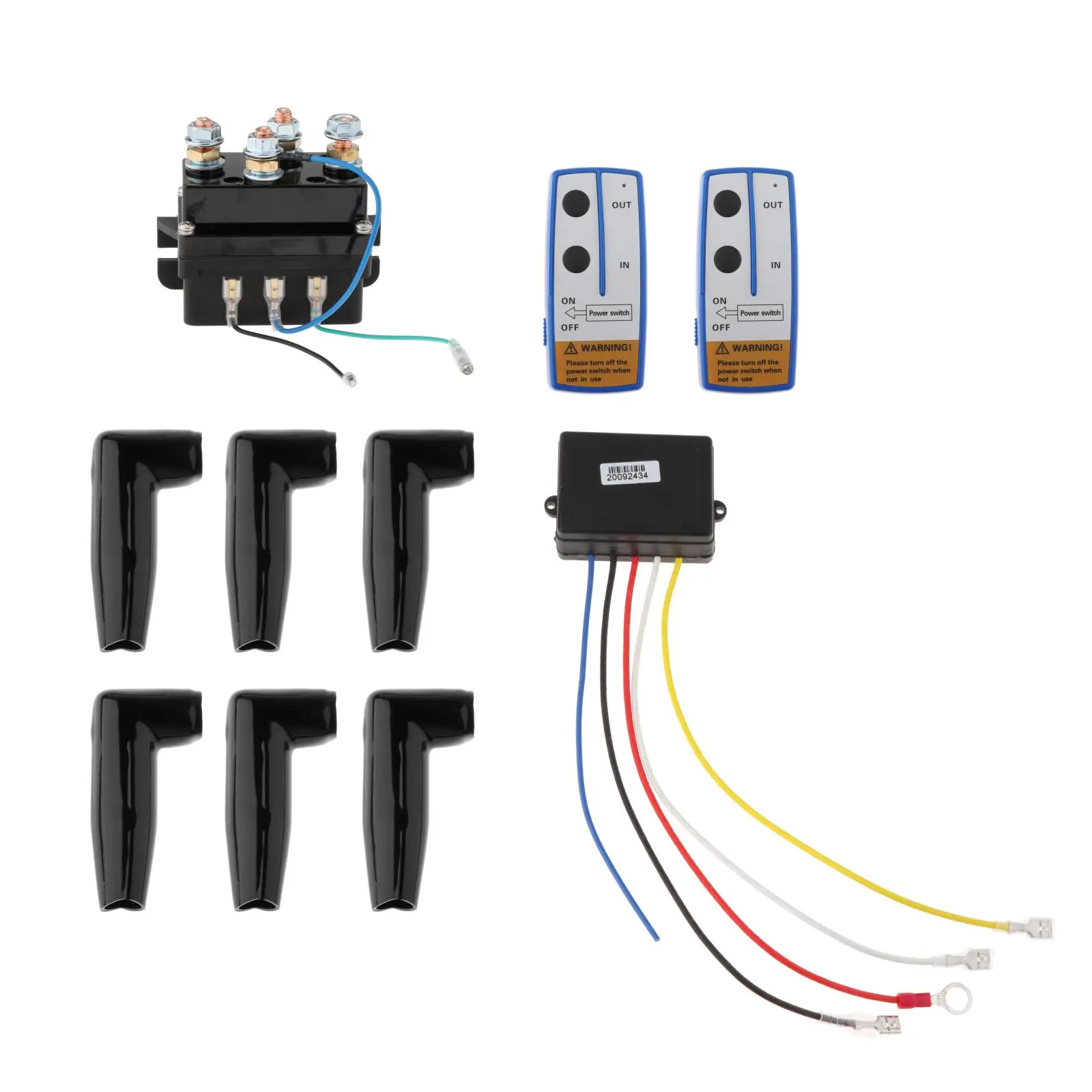 Универсальный релейный переключатель электромагнитной лебедки с большим