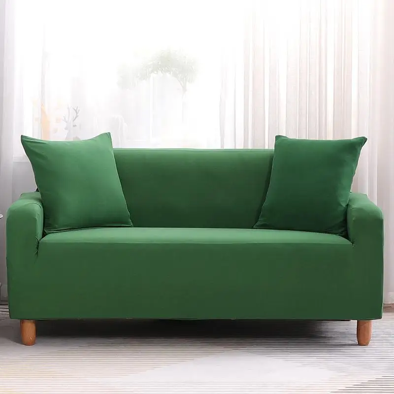 

44Grey Sofa Cover Slipcover High Stretch Spandex Solid Color 1Pc Sofa Cover/Lounge Covers/Couch Covers Furniture Protector