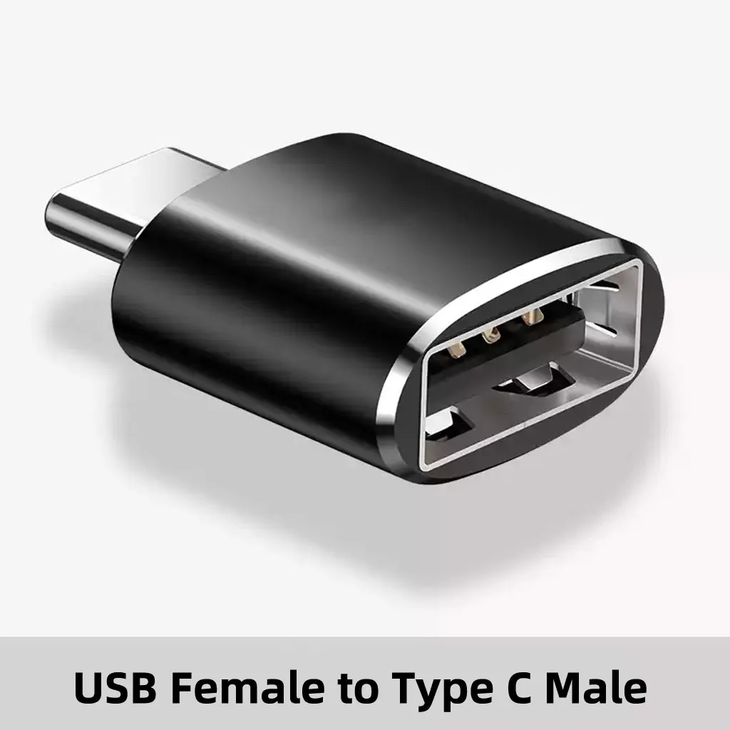 Адаптер USB-type-C Mini Usb c OTG Зарядное устройство переходник конвертер для Macbook huawei Sumsung Usbc к usb зарядному адаптеру - Цвет: USB female To Type C