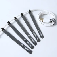 20pcs usb cable winder organizer home harness finishing fixed cables computer power wire tie cable management earphone
