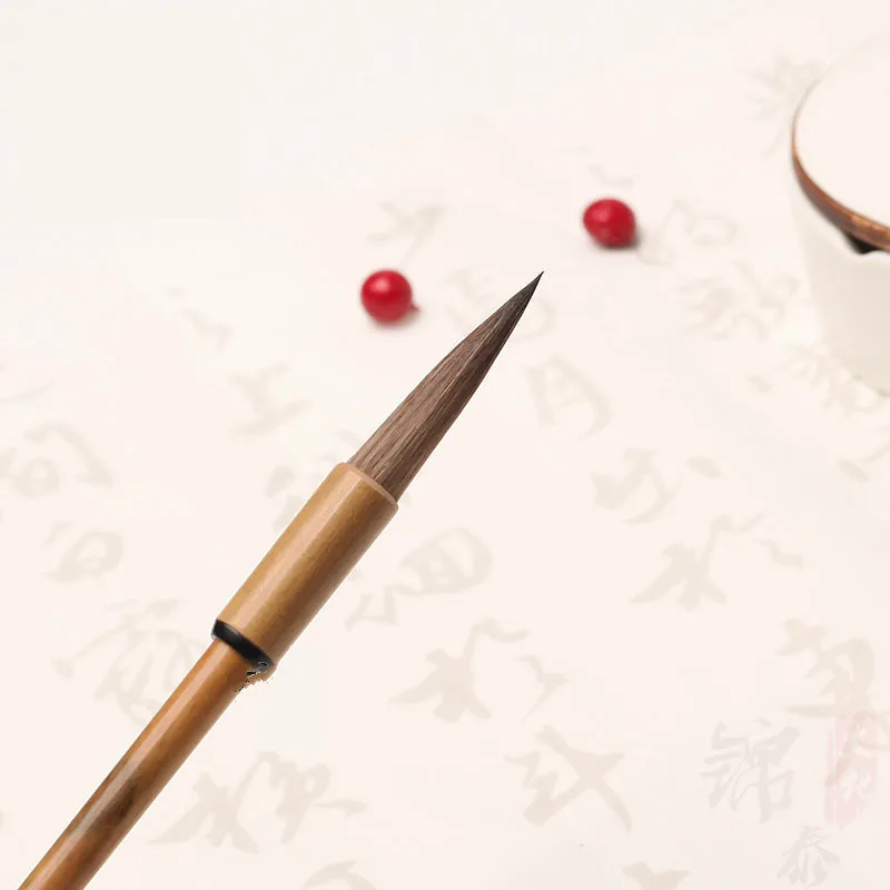 Mouse Whisker Multiple Hair Brush Pen Chinese Calligraphy Caligrafia Tinta China Official Script Paintiing Writing | Канцтовары для