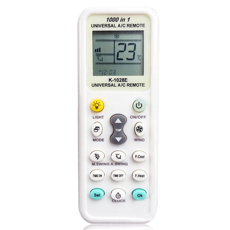 

Universal Air Conditioner Remote Control Low Power Consumption K-1028E LCD Screen A/C Long Distance Remote Control Controller