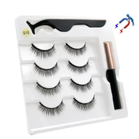 magnetic eyelashes 3d mink eyelashes magnetic eyeliner magnetic lashes reusable lasting handmade eyelash makeup tool