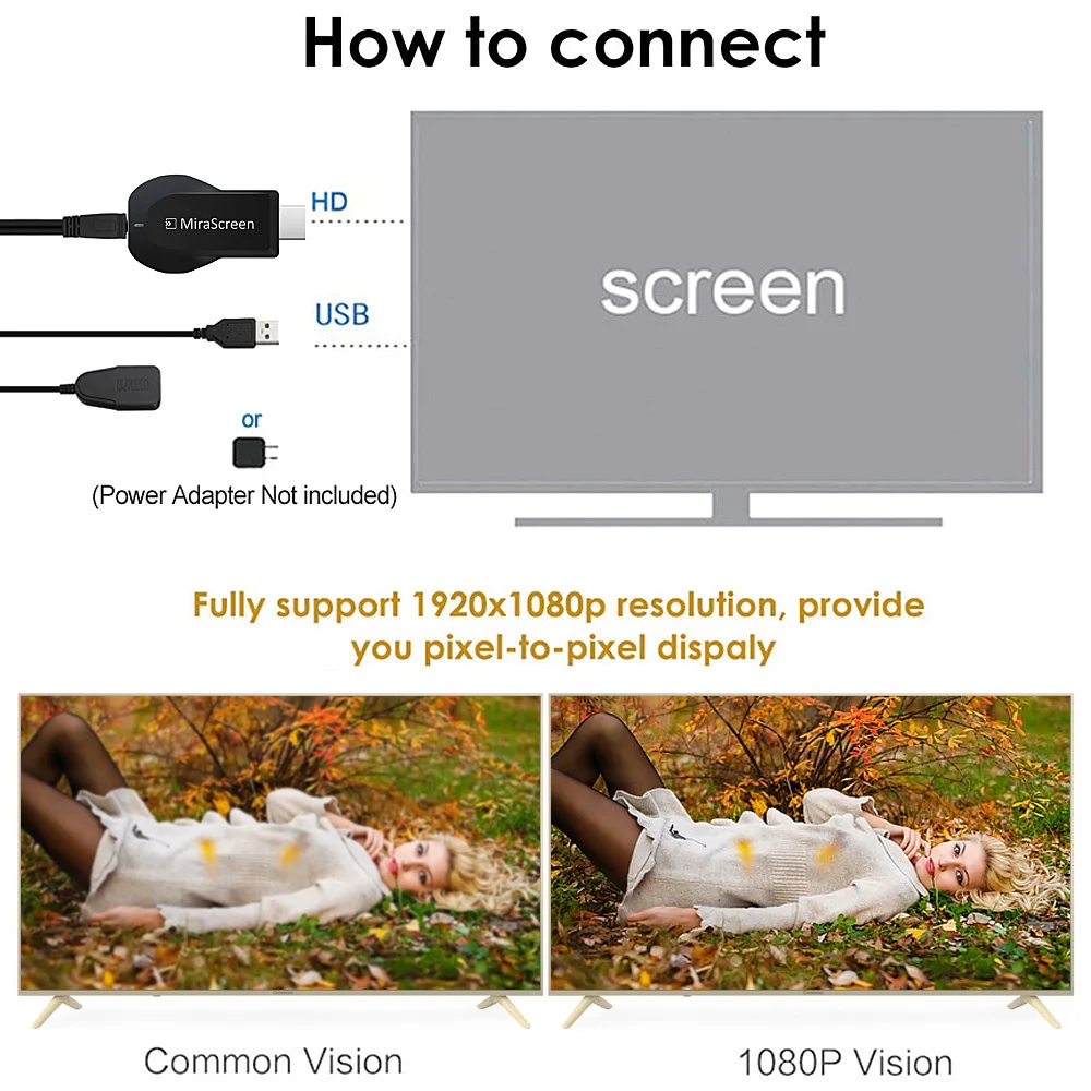 128 М MiraScreen OTA tv Stick Беспроводной Wi-Fi дисплей HD ключ приемник Miracast для Android Apple iPhone tv PK Google Chromecast