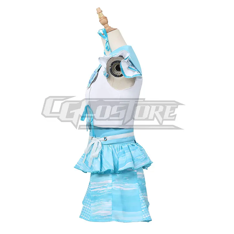 IDOLM @ STER фукуру които фосччи Косплей Костюм блестящие цвета аниме платья