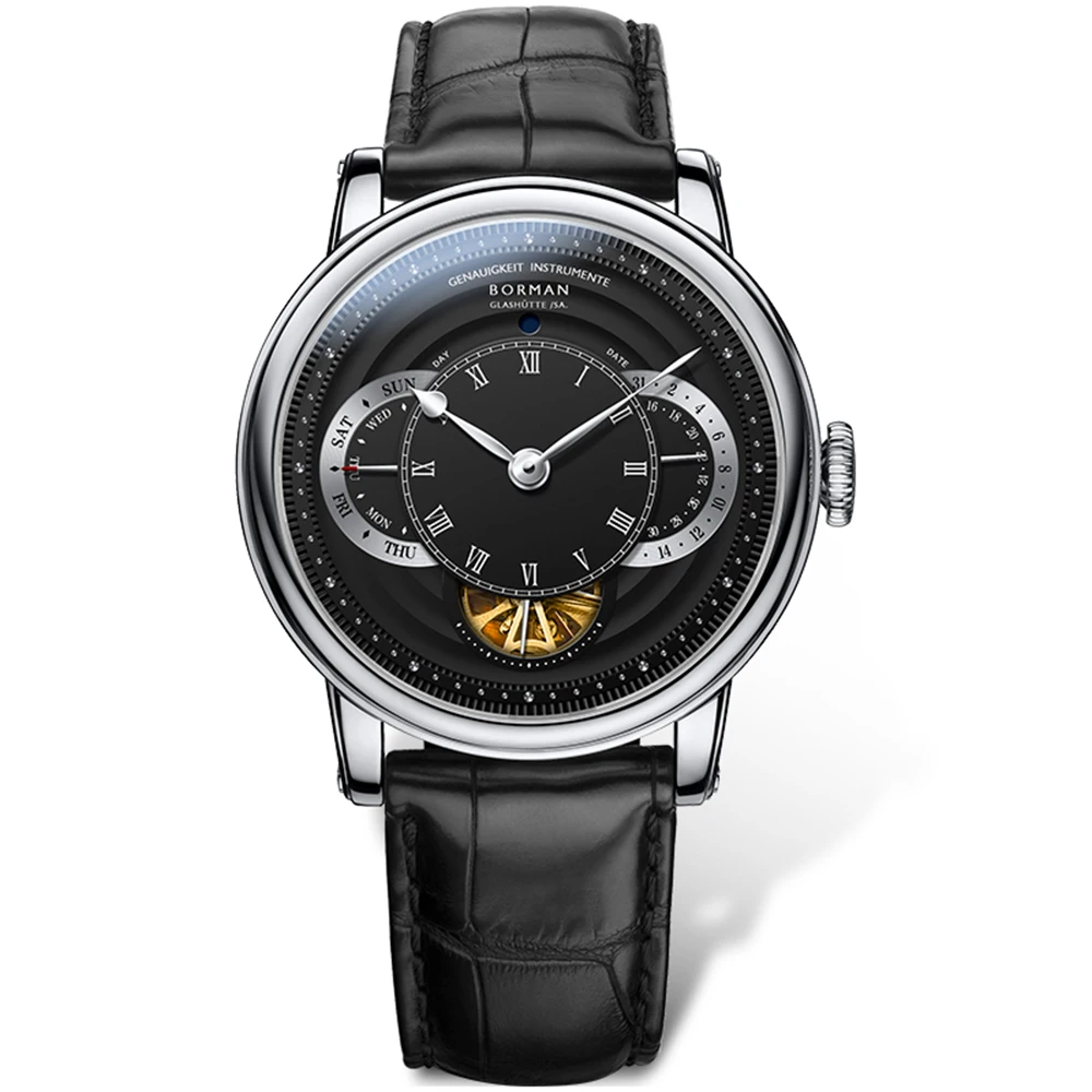 Часы наручные мужские автоматические Роскошные водонепроницаемые деловые