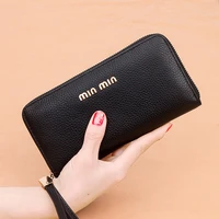 ellovado luxury women leather clutch bag cute wallet zipper purses female clutch multi function coin purse card holder