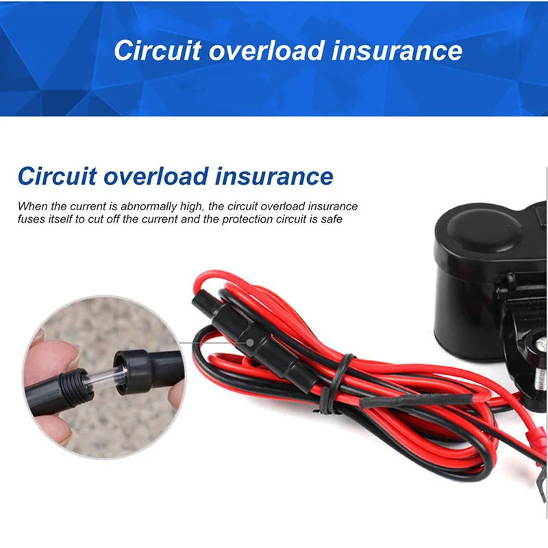 

12V-24V 1.5A Motorcycle Scooter Handlebar USB Charger Waterproof Cigarette Lighter Socket Plug Power Moto ATV Accessories