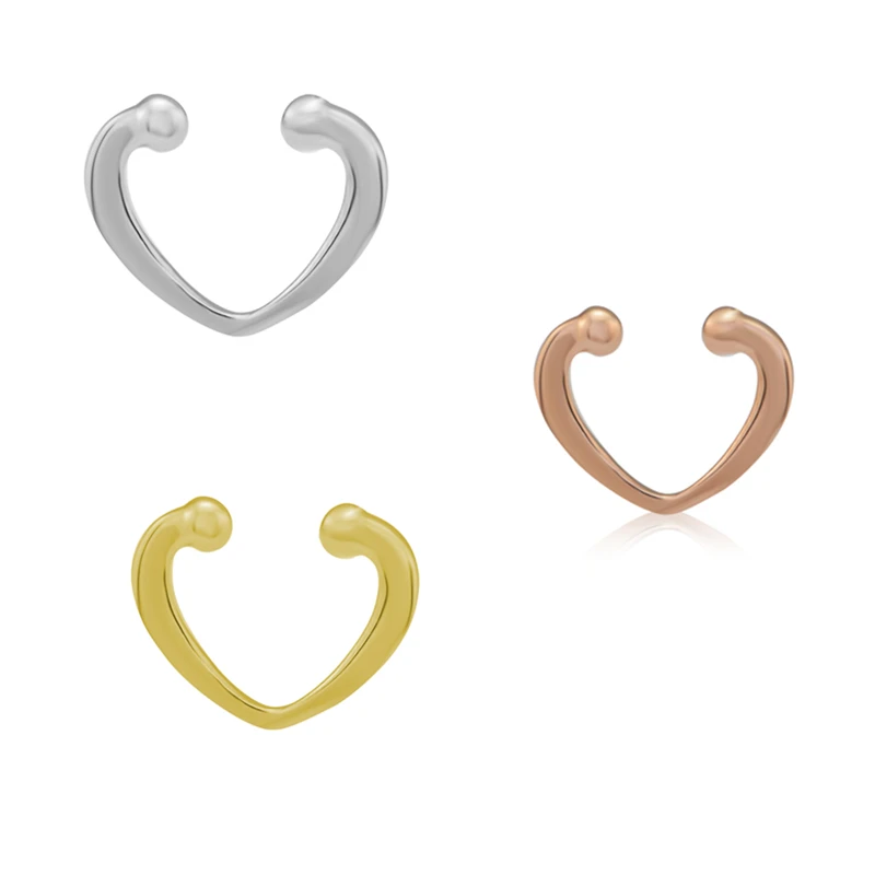 Открытым сердцем Кафф 925 стерлингового серебра зимний костюм на Хэллоуин для