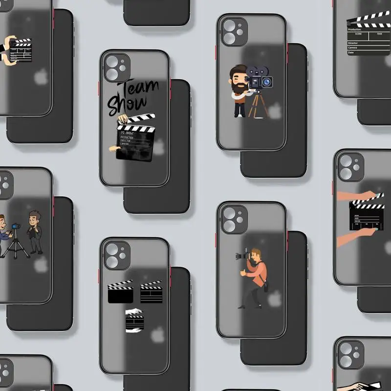 

Cool Movie Pallets Fitted Phone Case matte transparent For iphone 7 8 11 12 13 plus mini x xs xr pro max cover