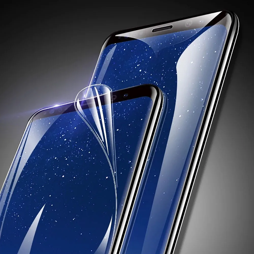 Screen Protector Hydrogel Film For Samsung Galaxy A70 A70S A71 A60 A6 A6S A9 M40 Plus 2018 Protective | Мобильные телефоны и