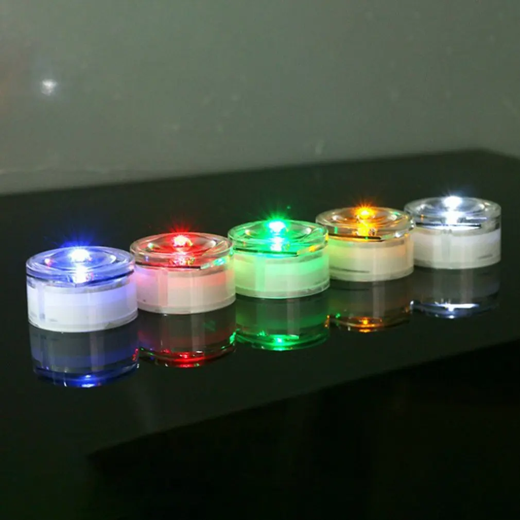 

New LED Solar Underground Light Outdoor Round IP65 Waterproof Garden Small Path Lighting 2V 40mA Decorative Lights Warm White