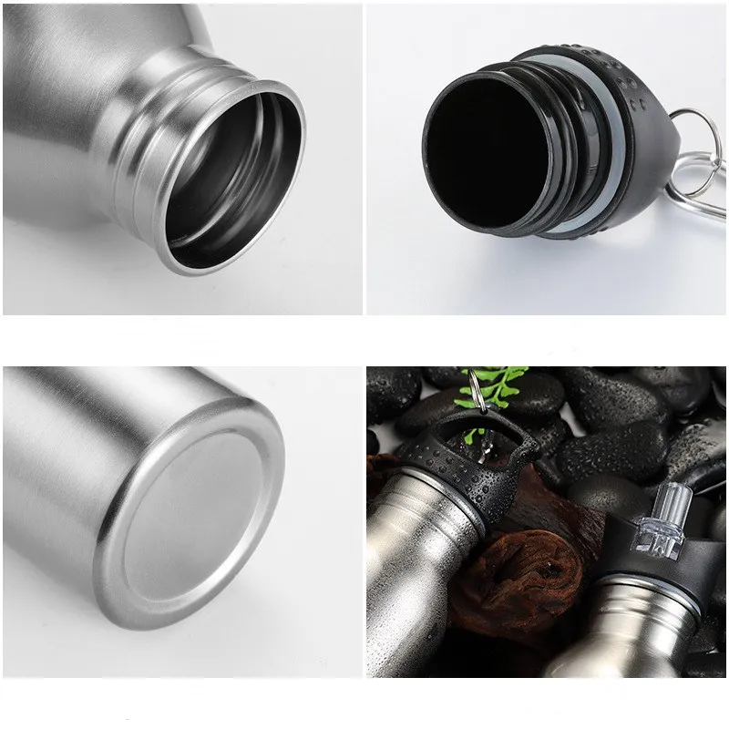 Однослойная бутылка для воды из нержавеющей стали 750 мл | Дом и сад