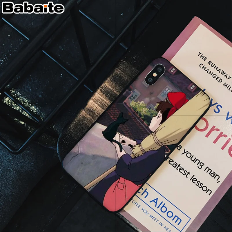 Babaite Kikis служба доставки ТПУ черный чехол для телефона чехол для iPhone X XS MAX 6 6S 7 7plus 8 8Plus 5 5S XR