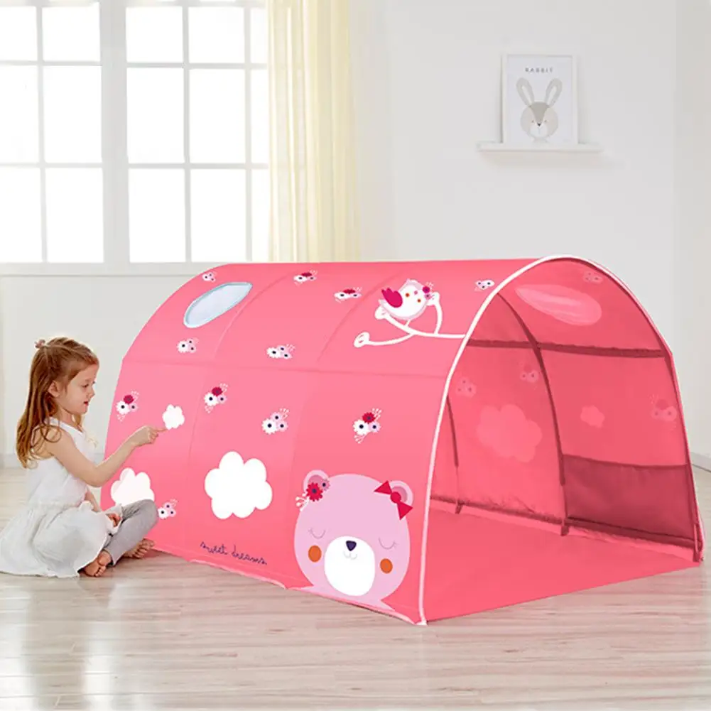 

Kids Tent House Starlight Bed Canopy Dream Kids Play Tents Boy Girl Princess Castle Portable Indoor Outdoor Baby Play Tent
