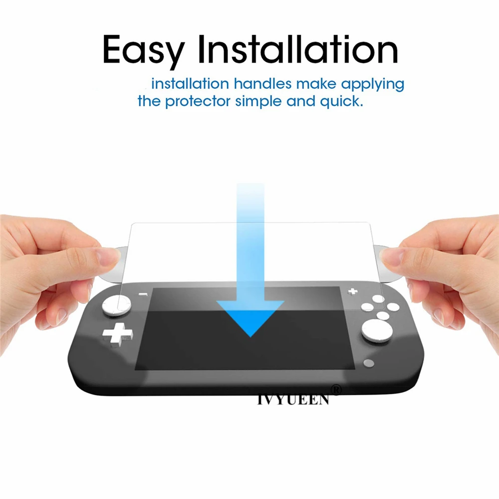 IVYUEEN, закаленное стекло для Kind Switch NS Lite, мини-консоль, 3 упаковки, защита экрана, прозрачная HD Прозрачная пленка против царапин