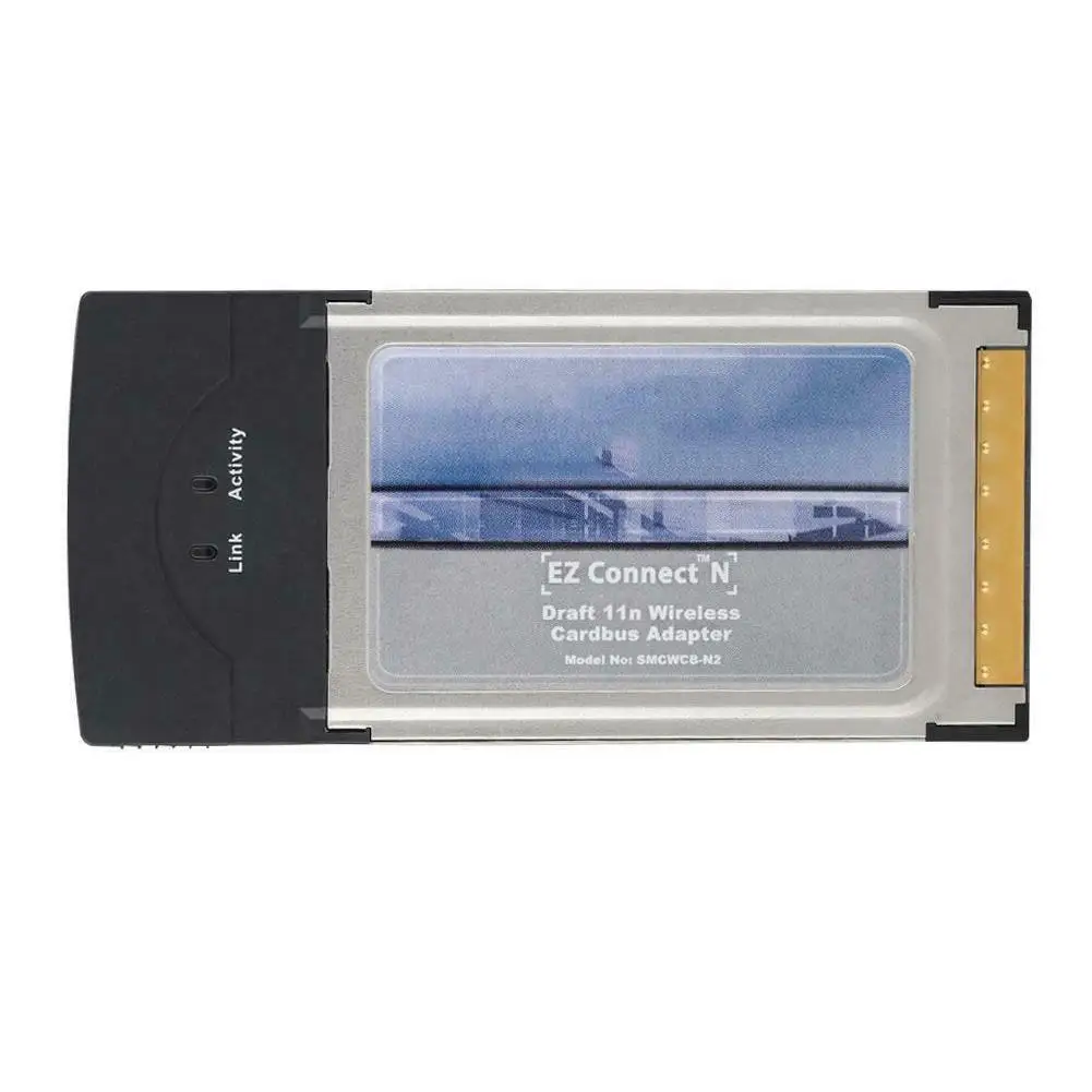Новая беспроводная сетевая карта SMC SMCWCB-N2 PCMCIA 300M беспроводная сетевая карта подключение N Pro PCMCIA WiFi WLAN карта 2,4 ГГц