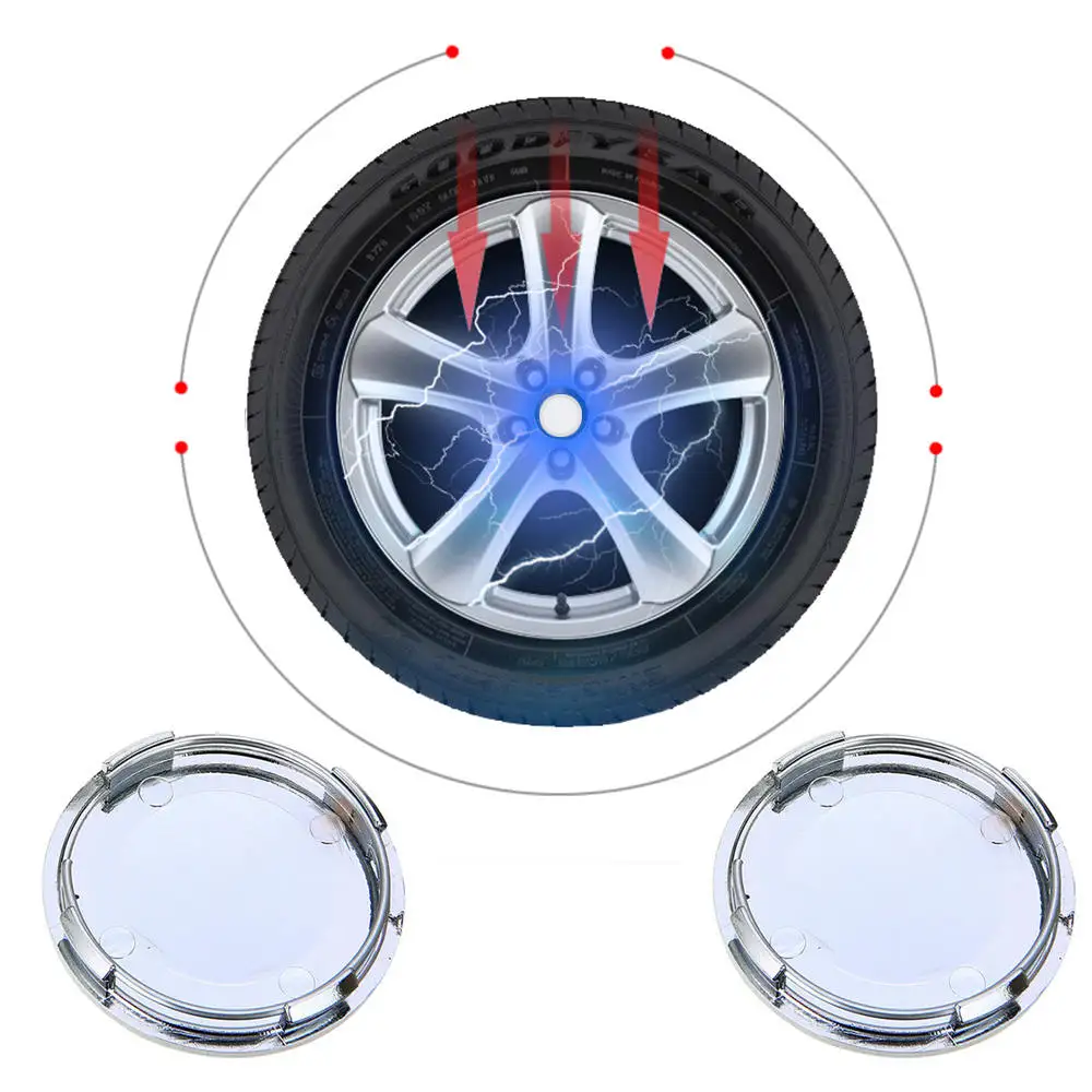 4 шт. Универсальный 63 мм * 58 колеса автомобиля ступицы центр крышки без эмблемы