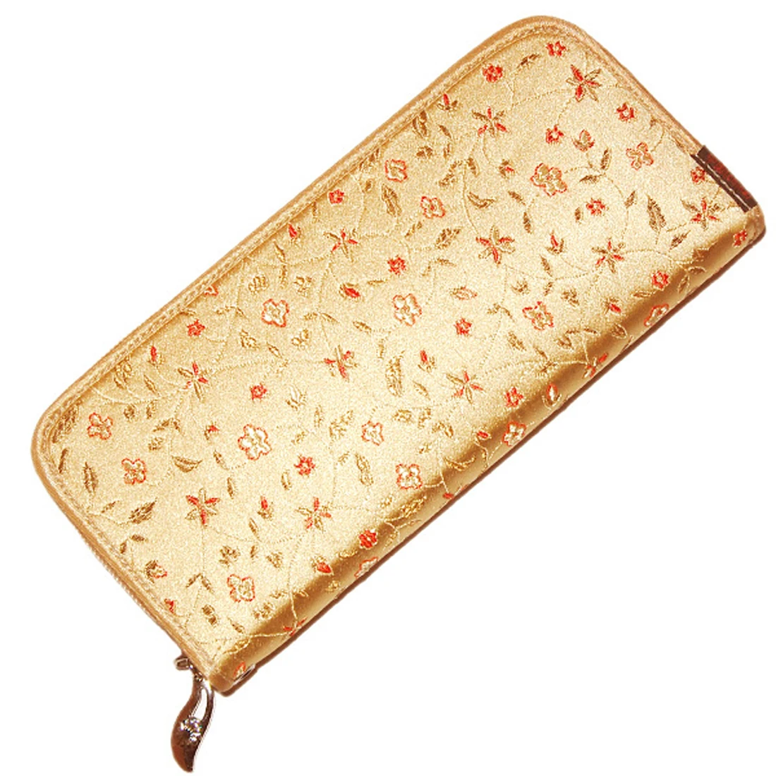 

New Fashion Women Office Lady Long Purse Clutch Zipper Business Wallet Bag Card Holder Big Capacity Vintage Flower Wallet