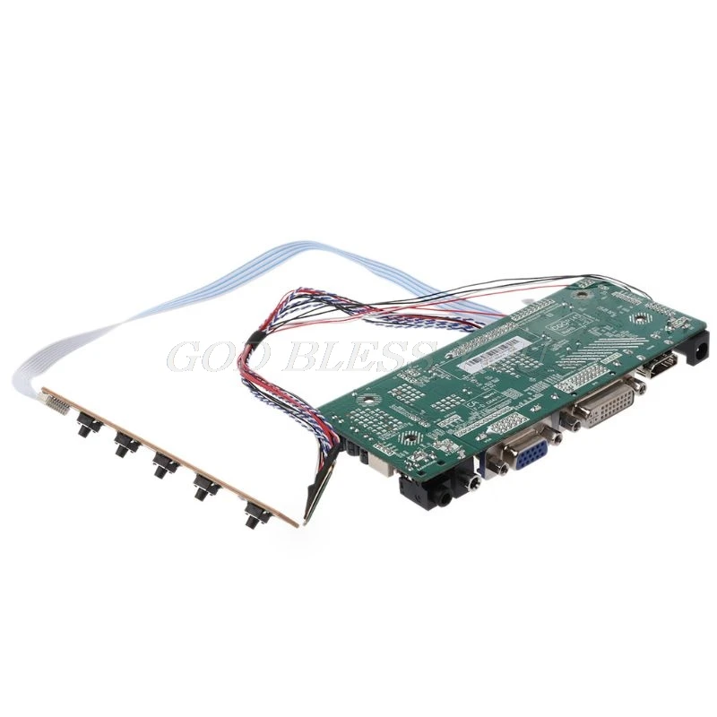 

Controller Board LCD HDMI-Compatible DVI VGA Audio PC Module Driver Kit 15.6" Display B156XW02 1366X768 1ch 6/8-bit 40 Pin Panel