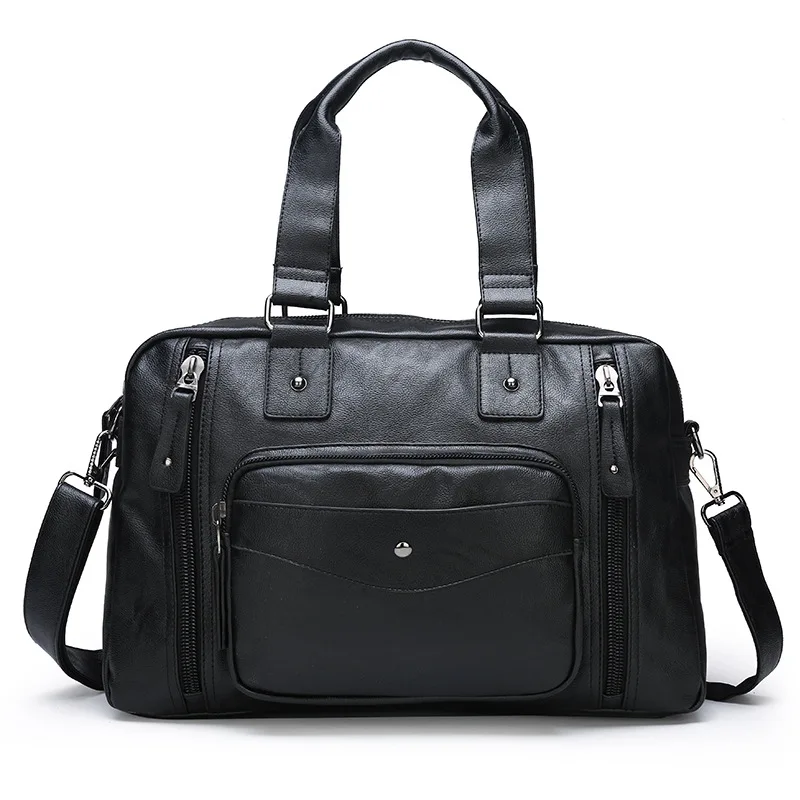 

Fashion MEN'S Handbag Large Capacity Men's Bag Shoulder Bag Shoulder Bag MEN'S Bag Short Trip Travel Bag