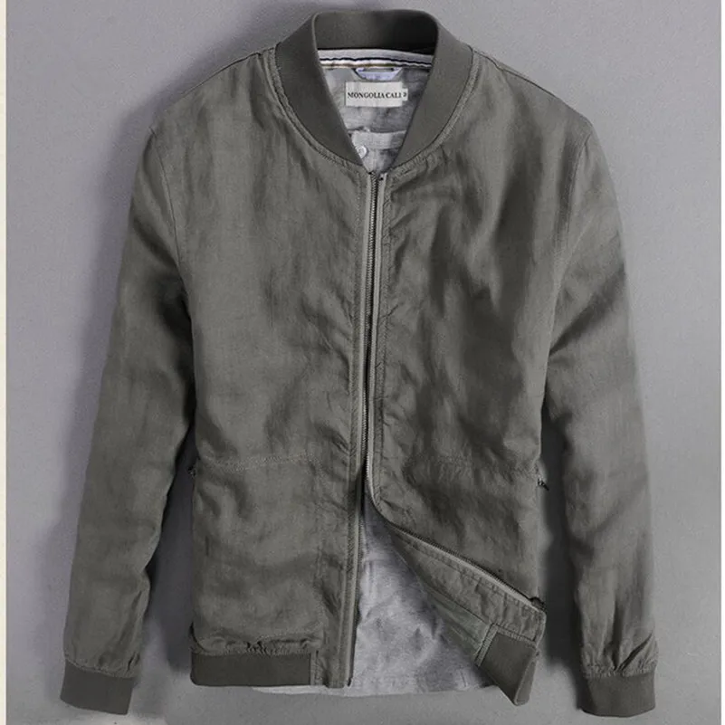 Новое поступление Мужской Хлопковый бомбер Армейский зеленый синий хаки